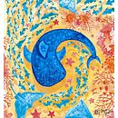 Fundo do Mar:  Técnicas mistas de ilustração: combine aquarela e Photoshop. Un projet de Illustration traditionnelle, Illustration numérique, Aquarelle , et Dessin numérique de Nayara Gonçalves - 02.08.2021