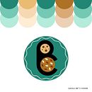 Mi Proyecto del curso: Bek´s Cookies, Creación de un logotipo original desde cero. Un projet de Design , Br, ing et identité, Design graphique , et Création de logos de Rebeca Pola - 05.08.2021
