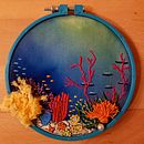 Mi Proyecto del curso: Técnicas básicas de bordado y acuarela. Un progetto di Pittura, Pittura ad acquerello e Ricamo di Diana Vallejo - 05.08.2021