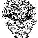 instagram.com/pal.tattoo.ilustra/. Een project van  Ontwerp, Traditionele illustratie,  Tatoeageontwerp y Posterontwerp van Paloma Pallero - 05.08.2021