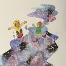 My project in Modern Watercolor Techniques course. Een project van Traditionele illustratie,  Beeldende kunst, Schilderij y Aquarelschilderen van susan_sto_helit - 06.08.2021