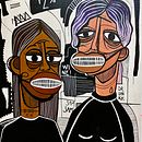WOMANKIND. Een project van Traditionele illustratie,  Acr, lschilderij,  Beeldende kunst y Schilderij van Júlia Nováková - 07.08.2021