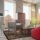ETHNIC INTERIOR. Un progetto di ArchVIZ e Interior design di Christian N’BO - 08.08.2021