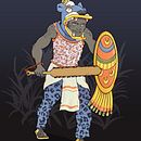 diseño de personajes. Un projet de Illustration traditionnelle , et Conception de personnages de Iyad Hezi - 08.08.2021