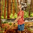 Camping. Un progetto di Illustrazione tradizionale di Liz - 09.08.2021