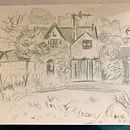 Cottage house. Drawing project by Kama Kowalska - 08.09.2021