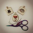 Mi Proyecto del curso: Bordado en miniatura: crea joyas textiles. Un progetto di Design di gioielli e Ricamo di Laura Miranda Miranda - 08.08.2021