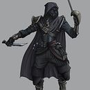 Seven Black Blades- Tabaxi Rogue. Un projet de Conception de personnages de Ale Scognamiglio - 10.08.2021