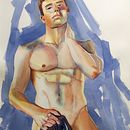 Mi Proyecto del curso: Figura humana en acuarela. Un progetto di Illustrazione tradizionale, Belle arti, Pittura, Pittura ad acquerello, Disegno realistico e Disegno anatomico di María Carmen Álvarez Vergara - 10.08.2021