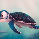 Honu Ein Projekt aus dem Bereich Traditionelle Illustration von Alito Luca - 09.08.2021