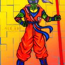 fanart de las tortugas ninja. Een project van  Ontwerp y Traditionele illustratie van Alejandra De La Rosa - 11.08.2021