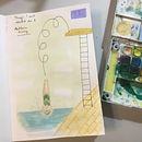 My project in Illustrated Life Journal: A Daily Mindful Practice course. Een project van  Beeldende kunst,  Schetsen,  Creativiteit,  Tekening y Sketchbook van Susan Pepper - 11.08.2021
