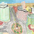 My project in Pictorial Sketchbook with Gouache course. Un progetto di Illustrazione tradizionale, Bozzetti, Disegno, Illustrazione architettonica, Sketchbook e Pittura gouache di Lívia Araújo - 11.08.2021
