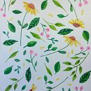 Meu projeto do curso: Padrões florais vibrantes com aquarela. Ilustração tradicional, Pattern Design, Pintura em aquarela e Ilustração botânica projeto de larissarc - 11.08.2021