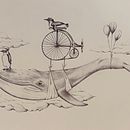 Il mio progetto del corso: Illustrazione surrealista con pennarelli. Projekt z dziedziny Trad, c, jna ilustracja, R, sunek ołówkiem,  R, sunek, R, sunek realist, czn,  R, sunek art, st, czn,  R i sunek atramentem użytkownika francescabrunetti1981 - 12.08.2021