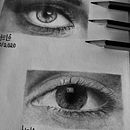 eyes study . Un proyecto de Dibujo realista y Dibujo a lápiz de heloísa damo - 12.08.2021