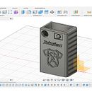 Mi Proyecto del curso: Introducción al diseño e impresión en 3D - LAPICERO Ein Projekt aus dem Bereich 3D, Industriedesign, Produktdesign, 3-D-Modellierung und 3-D-Design von Andrea Chaves - 12.08.2021