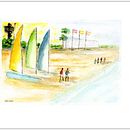 Meu projeto do curso: Criação de paisagem contemporânea em aquarela. Fine Arts, and Watercolor Painting project by Flavio Santos - 08.13.2021