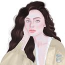 My project in Illustrated Portraits with Procreate course. Un proyecto de Ilustración tradicional, Ilustración vectorial, Ilustración digital y Dibujo de Retrato de pimonwan2523 - 14.08.2021