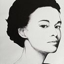 Il mio progetto del corso: Ritratto realistico con penna. Un progetto di Illustrazione tradizionale, Disegno, Disegno di ritratti, Disegno realistico e Disegno artistico di Giorgia - 14.08.2021