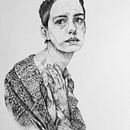 Retratos a tinta (rotring y plumilla). Un proyecto de Ilustración tradicional, Artesanía, Bellas Artes, Cine, Dibujo, Dibujo realista e Ilustración con tinta de Iris Galcerà - 15.08.2021