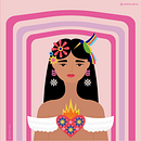 Mi Proyecto del curso: Ilustración vectorial con estilo . % Carolina Salcedo tarafından hazırlanan Geleneksel illüstras, on, Vektör İllüstras, onu, Çizim, Sos, al Med, Ve a Tasarımı projesi - 08.15.2021