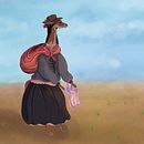 Mi Proyecto del curso: Creación de personajes antropomorfos Ein Projekt aus dem Bereich Traditionelle Illustration, Design von Figuren, Zeichnung, Digitale Illustration und Aquarellmalerei von Mariela Valdivia - 16.08.2021
