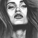 Charcoal portrait Ein Projekt aus dem Bereich Traditionelle Illustration von Jen - 16.08.2021