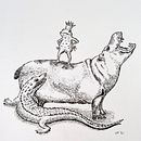 Mein Kursprojekt: Surrealistische Illustration mit Markern. Traditional illustration, Pencil Drawing, Drawing, Realistic Drawing, Artistic Drawing & Ink Illustration project by Hetty Meijs - 08.17.2021