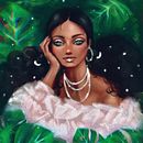 My project in Powerful Female Characters: Illustrating Confidence and Diversity course. Un projet de Illustration traditionnelle, Peinture, Illustration numérique, Dessin numérique , et Peinture numérique de Aleksandra Schmidt - 23.07.2021