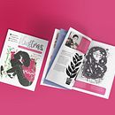 Diseño Editorial | Revista de Ilustración . % Débora Luna tarafından hazırlanan Tasarım, Editör, al Tasarım, Geleneksel illüstras, Ve on projesi - 08.18.2021