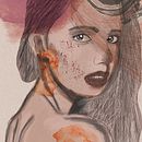 Mi Proyecto del curso: Retrato ilustrado con Procreate. Ilustração tradicional, Ilustração vetorial, Ilustração digital, e Desenho de retrato projeto de m a q u i t a - 18.08.2021