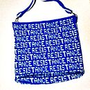 Mi Proyecto del curso: Introducción al tapestry - RESISTANCE BAG Ein Projekt aus dem Bereich Erweiterungsentwicklung, Musterdesign, Weben und Crochet von Marian Ahumada - 08.01.2021