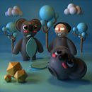 Mi Proyecto del curso: Diseño e ilustración 3D de personajes. 3D, Design de personagens, Modelagem 3D, e Design de personagens 3D projeto de Xose Figueroa A - 15.08.2021