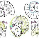 Mein Kursprojekt: Design von Autorentattoos mit Procreate . Un proyecto de Ilustración tradicional, Diseño gráfico, Dibujo, Ilustración digital, Diseño de tatuajes y Dibujo digital de Verónica Manjón - 18.08.2021