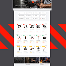 Marketplace for construction tools. Web Design, e UX / UI projeto de zarikfly_ay - 18.08.2021