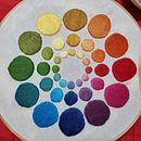 Mi Proyecto del curso: Pintar con hilo: técnicas de ilustración textil. Un proyecto de Ilustración tradicional y Bordado de macristina1961 - 18.08.2021