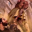 Encuentro con el minotauro, escena de la tercera parte de la novela grafica: "Dr. Dante Zamorano". Een project van Traditionele illustratie van Cristián Valverde - 20.08.2021