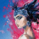 My project in Pictorial Portraits Using Digital Techniques course : ACROBATS & MAGICIANS. Un progetto di Pittura, Creatività e Pittura digitale di SARA FRUET - 20.08.2021