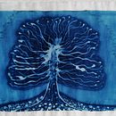 Batik y Acuarela . Vopsirea textilelor și Pictură în acuarelă de Paula Zamorano - 08.21.2021