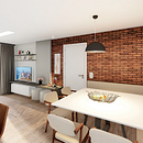 Projeto de interiores de apartamento . Een project van Interactief ontwerp van Eduarda Masiero - 21.08.2021