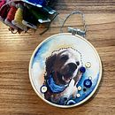 Molly. Projekt z dziedziny  Kolaż,  Haft, Fotografia, Craft, DIY,  Kompoz, cja w fotografii i Farbowanie tkanin użytkownika Magalie Boisvert - 22.08.2021