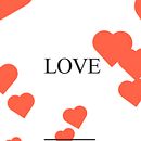 LOVE - Animation random hearts CSS. Un proyecto de CSS, JavaScript y Animación de Manu Morante - 22.08.2021