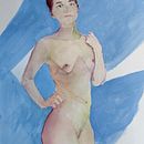 My project in The Human Figure in Watercolor course. Traditional illustration, Fine Arts, Painting, Watercolor Painting, Realistic Drawing, and Figure Drawing project by Marco Santarelli - 08.22.2021