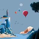 Mon projet du cours : Introduction à Photoshop pour illustrateurs . Ilustrasi tradisional & Ilustrasi Digital proyek oleh Julie FOUGERET - 08.23.2021