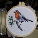 Mi Proyecto del curso: Pintar con hilo: técnicas de ilustración textil. Traditional illustration, and Embroider project by Jorge Bernard - 08.23.2021