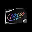 NECIO. Digital Lettering, Lettering, and Graphic Design project by Rafa Miguel // HUESO - 08.23.2021