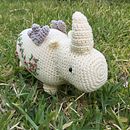 Mi Proyecto del curso: Diseño y creación de amigurumis . Amigurumi de Rosa Elia González Mejía - 08.24.2021