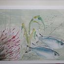 Mi Proyecto del curso: Ilustración de universos marinos en acuarela. Un progetto di Illustrazione tradizionale, Pittura ad acquerello, Illustrazione naturalistica e Pittura di Maricarmen Garcia Saav - 24.08.2021