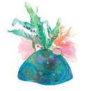 Mi Proyecto del curso: Técnicas de acuarela para ilustraciones de ensueño. Traditional illustration, Drawing, Watercolor Painting, and Editorial Illustration project by Alejandra Hernandez Sanchez - 08.24.2021